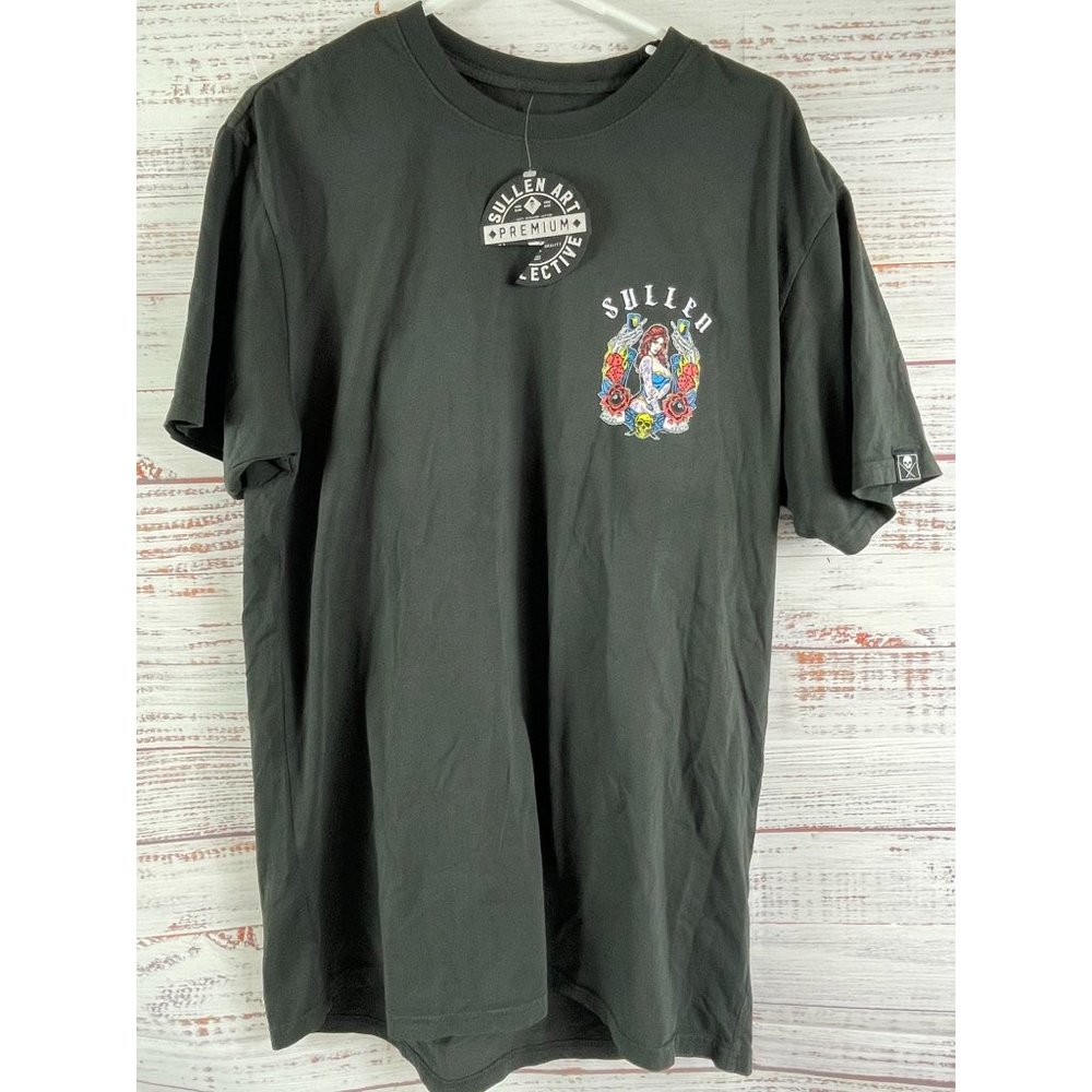 NWT Men's Sullen Art Lucky Lady Tattoo Protect the Trade Shirt‎ Sz Large